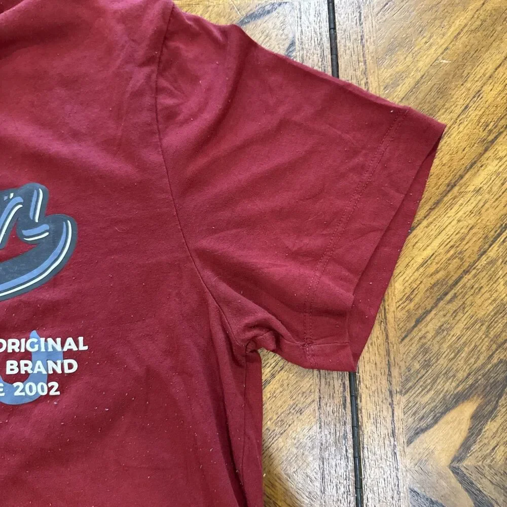 TRUE RELIGION Unisex Crimson Tshirt Size Small Good Used Condition